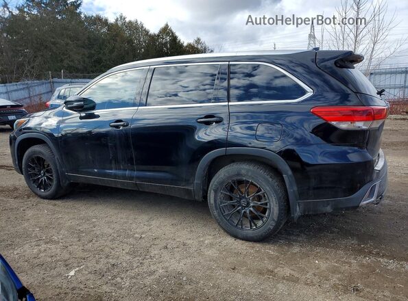 5TDDZRFH1JS833975 2018 TOYOTA HIGHLANDER Black Задня ліва чверть