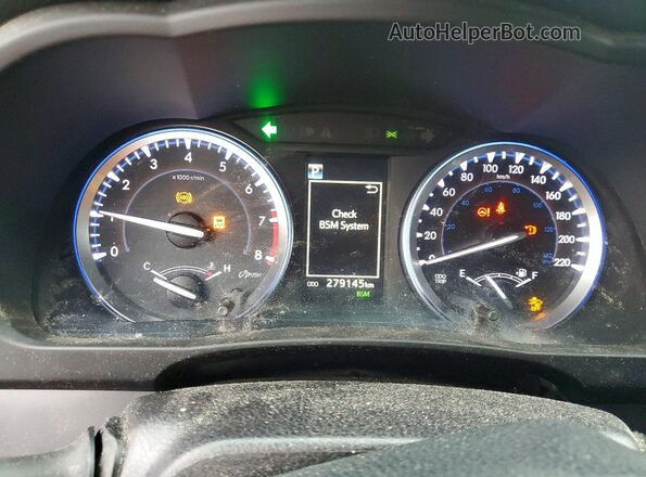 5TDDZRFH1JS833975 2018 TOYOTA HIGHLANDER Black Вид щитка приладів