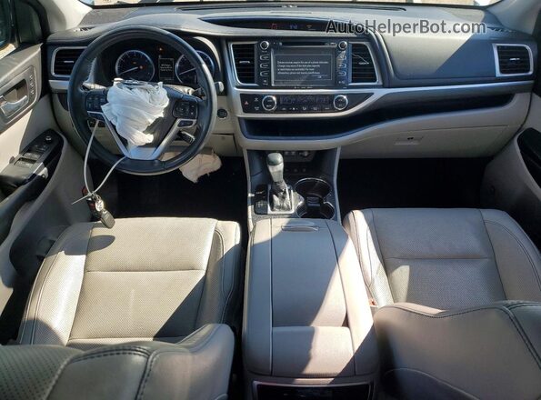 5TDDZRFH1JS871240 2018 TOYOTA HIGHLANDER White წინა პანელის ხედი