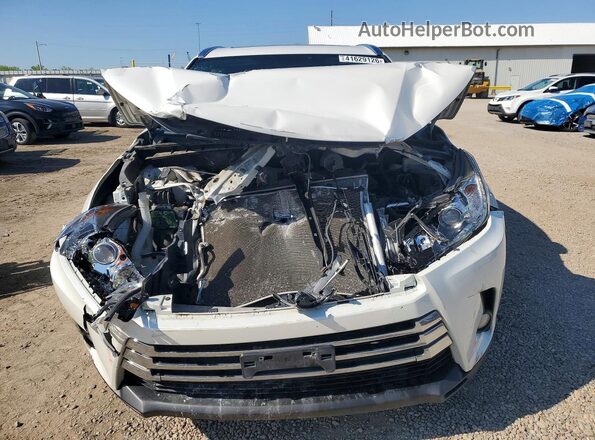 5TDDZRFH1JS871240 2018 TOYOTA HIGHLANDER White წინა ხედი