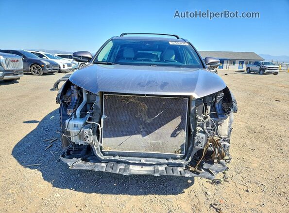 5TDDZRFH1KS931860 2019 TOYOTA HIGHLANDER Charcoal Front view