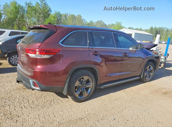 5TDDZRFH2HS466224 2017 TOYOTA HIGHLANDER Brown უკანა მარჯვენა