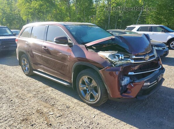 5TDDZRFH2HS466224 2017 TOYOTA HIGHLANDER Brown წინა მარჯვენა