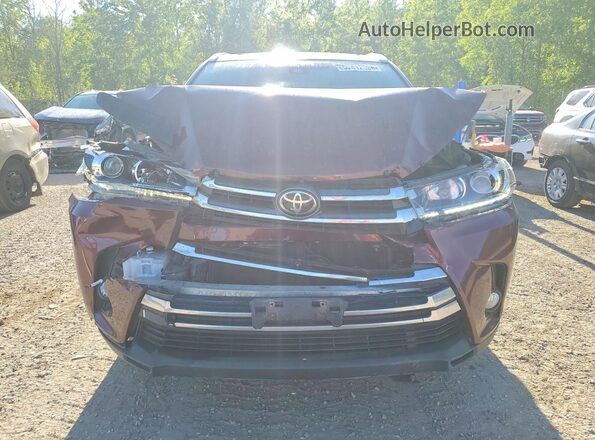5TDDZRFH2HS466224 2017 TOYOTA HIGHLANDER Brown წინა ხედი