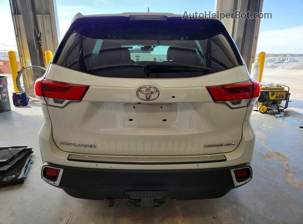 5TDDZRFH2KS929941 2019 TOYOTA HIGHLANDER White Հետևի տեսք