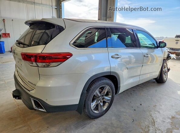 5TDDZRFH2KS929941 2019 TOYOTA HIGHLANDER White Հետևի աջ