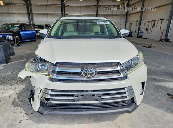 5TDDZRFH2KS929941 2019 TOYOTA HIGHLANDER White Դիմացի տեսք