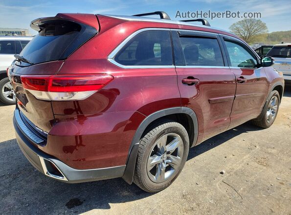 5TDDZRFH3HS453238 2017 TOYOTA HIGHLANDER Burgundy Rear right