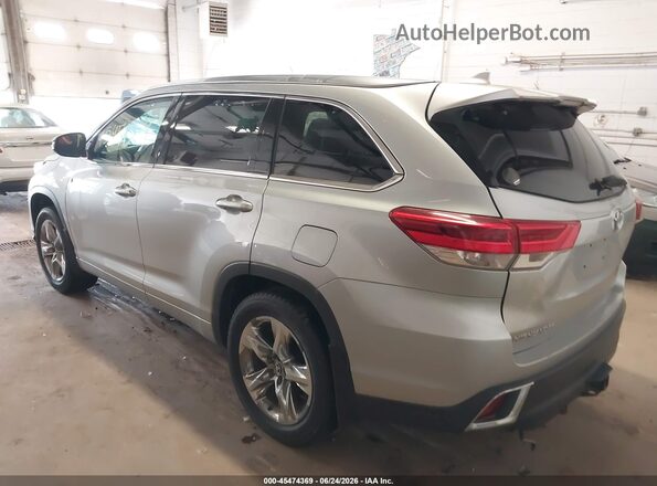 5TDDZRFH3HS484506 2017 TOYOTA HIGHLANDER Silver Tył lewy