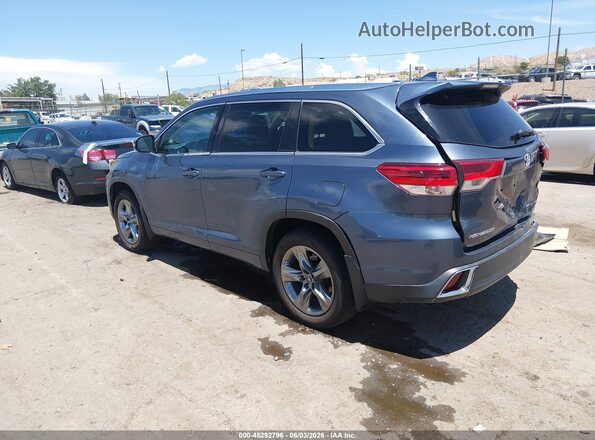 5TDDZRFH3JS874673 2018 TOYOTA HIGHLANDER Blue Tył lewy