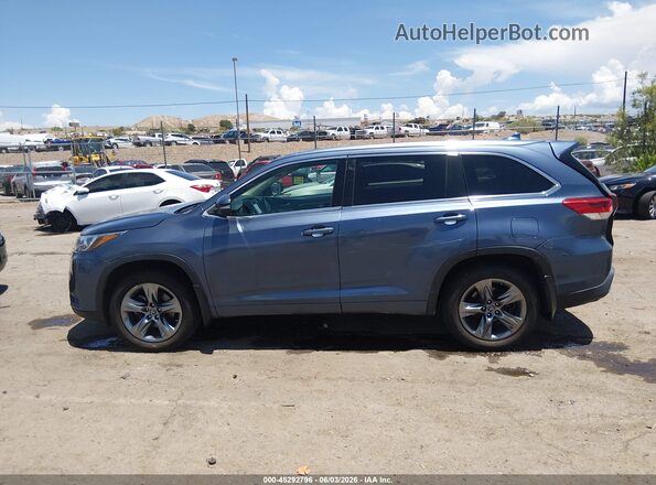5TDDZRFH3JS874673 2018 TOYOTA HIGHLANDER Blue Widok wnętrza 360 stopni