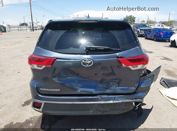 5TDDZRFH3JS874673 2018 TOYOTA HIGHLANDER Blue 