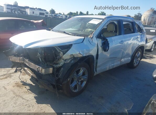 5TDDZRFH4JS851497 2018 TOYOTA HIGHLANDER White Przód lewy