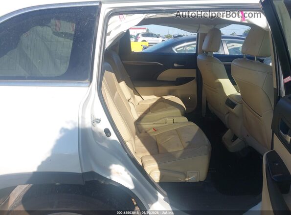 5TDDZRFH4JS851497 2018 TOYOTA HIGHLANDER White Widok naklejki z numerem VIN