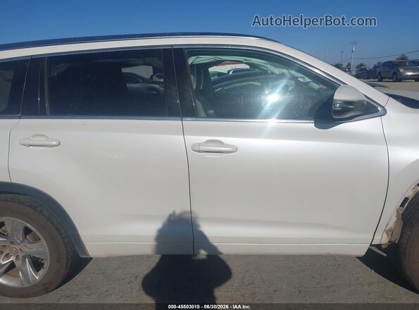 5TDDZRFH4JS851497 2018 TOYOTA HIGHLANDER White Widok wnętrza 360 stopni
