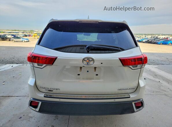 5TDDZRFH4JS864525 2018 TOYOTA HIGHLANDER White Հետևի տեսք
