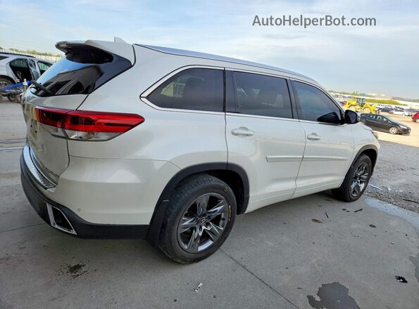 5TDDZRFH4JS864525 2018 TOYOTA HIGHLANDER White Հետևի աջ