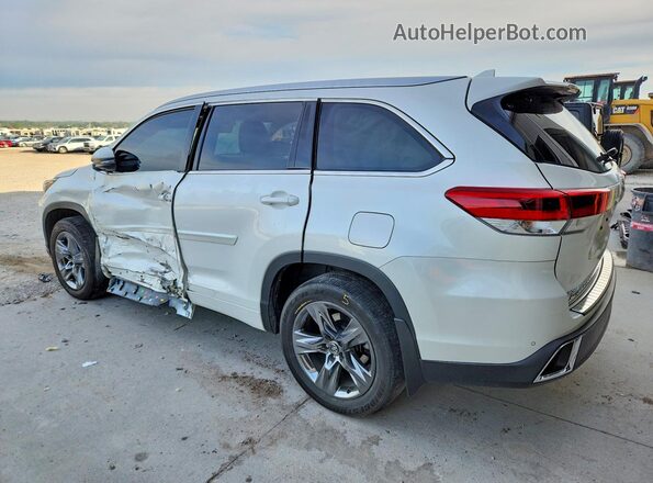 5TDDZRFH4JS864525 2018 TOYOTA HIGHLANDER White Հետևի ձախ