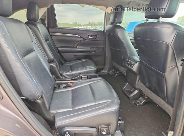 5TDDZRFH4KS959930 2019 TOYOTA HIGHLANDER Gray Սալոնի հետևի տեսք