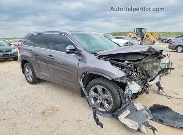 5TDDZRFH4KS959930 2019 TOYOTA HIGHLANDER Gray Առջևի աջ