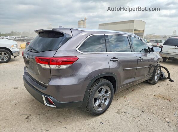 5TDDZRFH4KS959930 2019 TOYOTA HIGHLANDER Gray Հետևի աջ