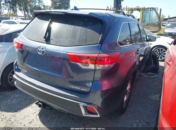 5TDDZRFH5HS447375 2017 TOYOTA HIGHLANDER Blue Հետևի աջ