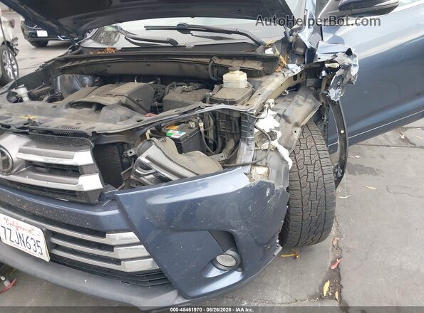 5TDDZRFH5HS447375 2017 TOYOTA HIGHLANDER Blue 
