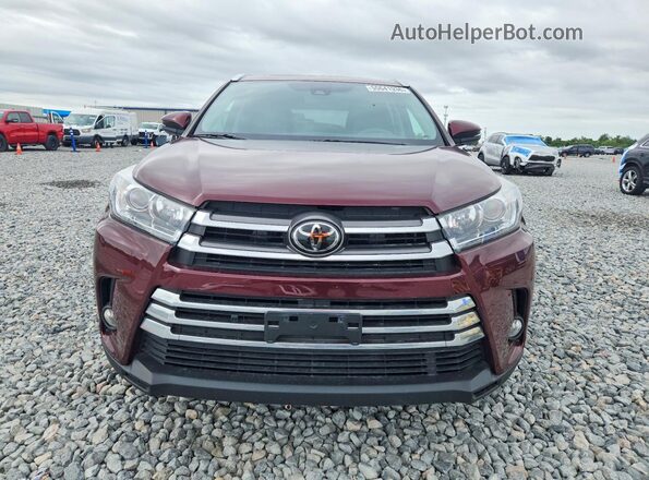 5TDDZRFH5HS473894 2017 TOYOTA HIGHLANDER Burgundy 