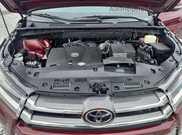 5TDDZRFH5HS473894 2017 TOYOTA HIGHLANDER Burgundy 