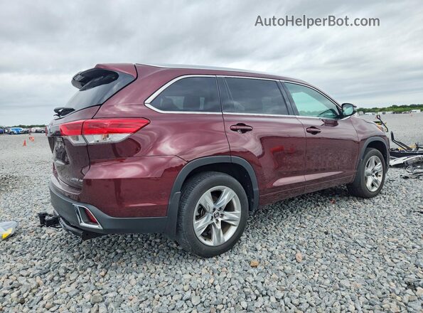 5TDDZRFH5HS473894 2017 TOYOTA HIGHLANDER Burgundy 