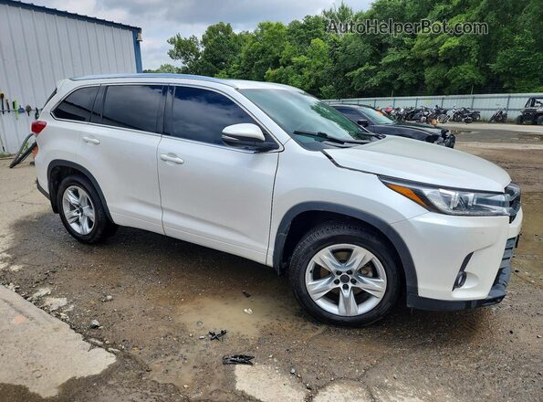 5TDDZRFH5JS805841 2018 TOYOTA HIGHLANDER White Передня права чверть