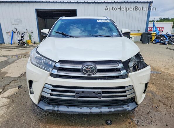 5TDDZRFH5JS805841 2018 TOYOTA HIGHLANDER White Вид спереду