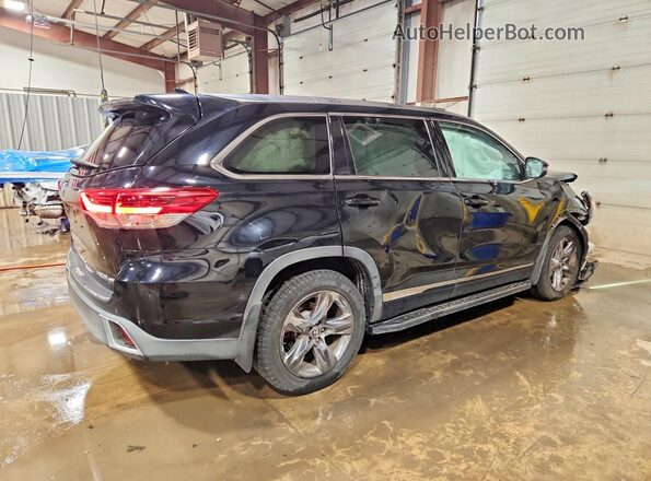 5TDDZRFH5KS716336 2019 TOYOTA HIGHLANDER Black Հետևի աջ
