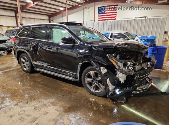 5TDDZRFH5KS716336 2019 TOYOTA HIGHLANDER Black Առջևի աջ