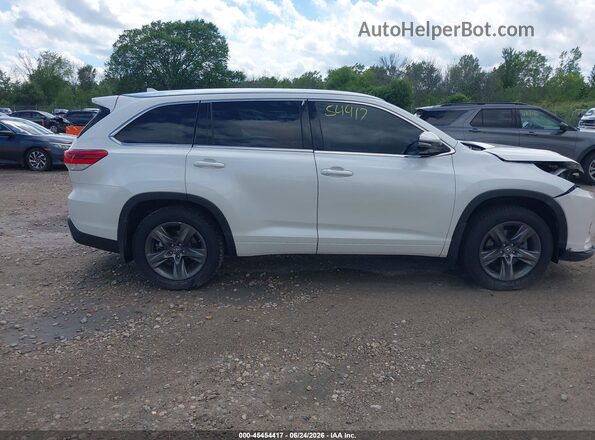 5TDDZRFH6HS410898 2017 TOYOTA HIGHLANDER White Widok wnętrza z tyłu