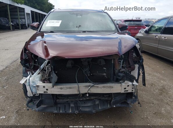 5TDDZRFH6HS464895 2017 TOYOTA HIGHLANDER Maroon Սալոնի հետևի տեսք