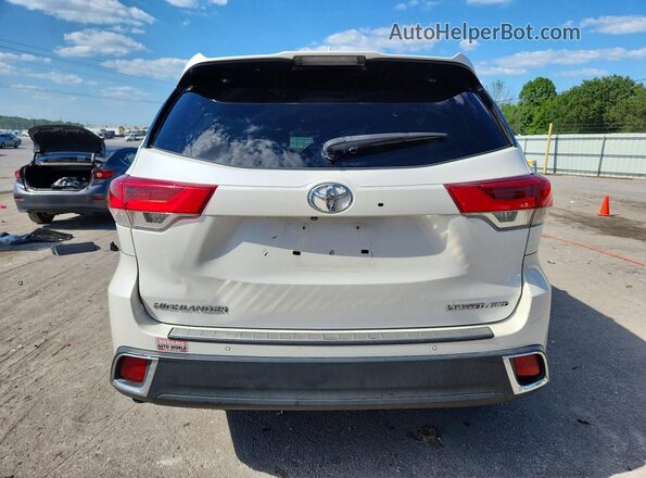 5TDDZRFH6JS492279 2018 TOYOTA HIGHLANDER White უკანა ხედი