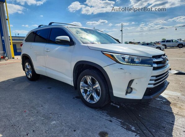5TDDZRFH6JS492279 2018 TOYOTA HIGHLANDER White წინა მარჯვენა