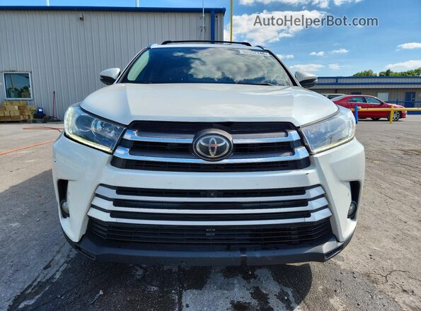 5TDDZRFH6JS492279 2018 TOYOTA HIGHLANDER White წინა ხედი