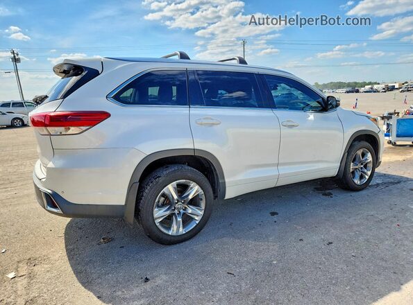 5TDDZRFH6JS492279 2018 TOYOTA HIGHLANDER White უკანა მარჯვენა