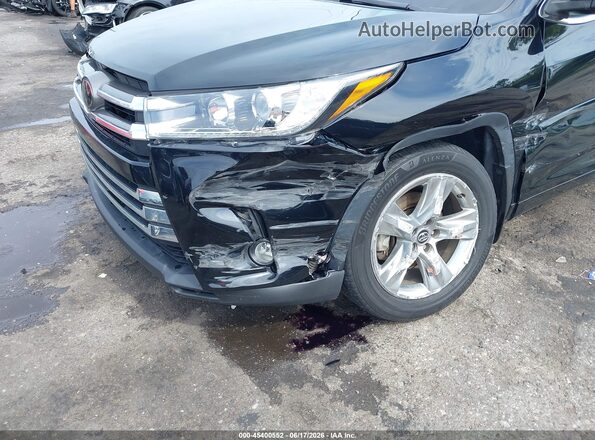 5TDDZRFH6JS893069 2018 TOYOTA HIGHLANDER Black Front view