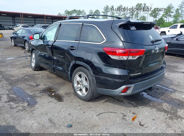 5TDDZRFH6JS893069 2018 TOYOTA HIGHLANDER Black Rear left