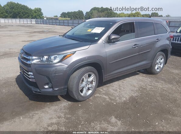 5TDDZRFH7HS464730 2017 TOYOTA HIGHLANDER Gray 