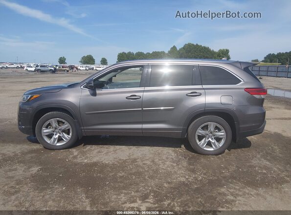 5TDDZRFH7HS464730 2017 TOYOTA HIGHLANDER Gray 