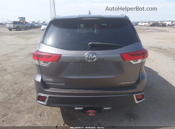 5TDDZRFH7HS464730 2017 TOYOTA HIGHLANDER Gray 