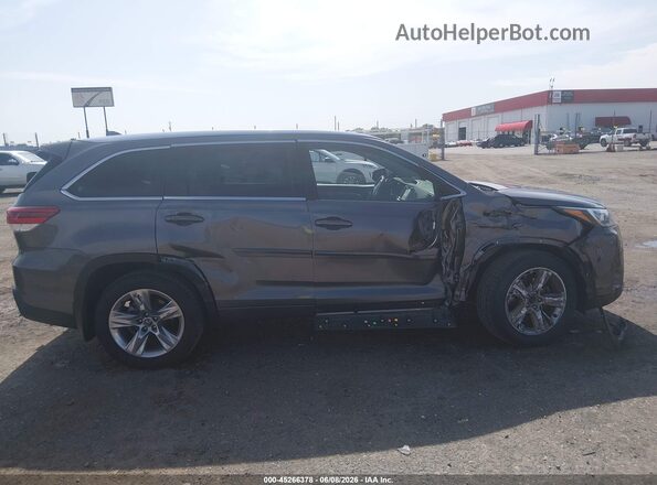 5TDDZRFH7HS464730 2017 TOYOTA HIGHLANDER Gray 