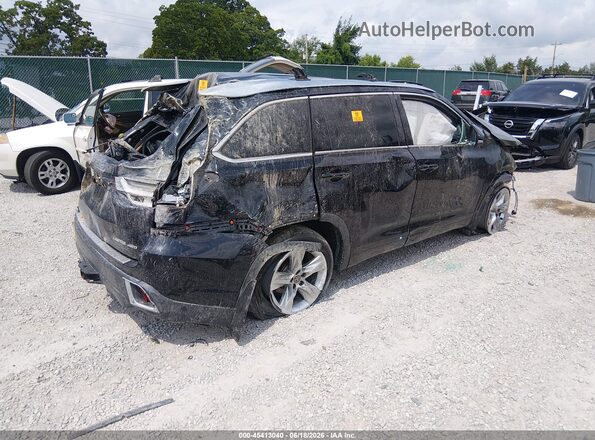 5TDDZRFH7JS498303 2018 TOYOTA HIGHLANDER Black Trasero derecho