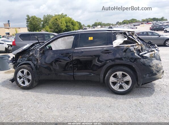 5TDDZRFH7JS498303 2018 TOYOTA HIGHLANDER Black Vista interior de 360 grados