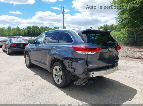 5TDDZRFH7JS809759 2018 TOYOTA HIGHLANDER Blue Trasero izquierdo