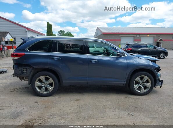 5TDDZRFH7JS809759 2018 TOYOTA HIGHLANDER Blue Vista interior de 360 grados